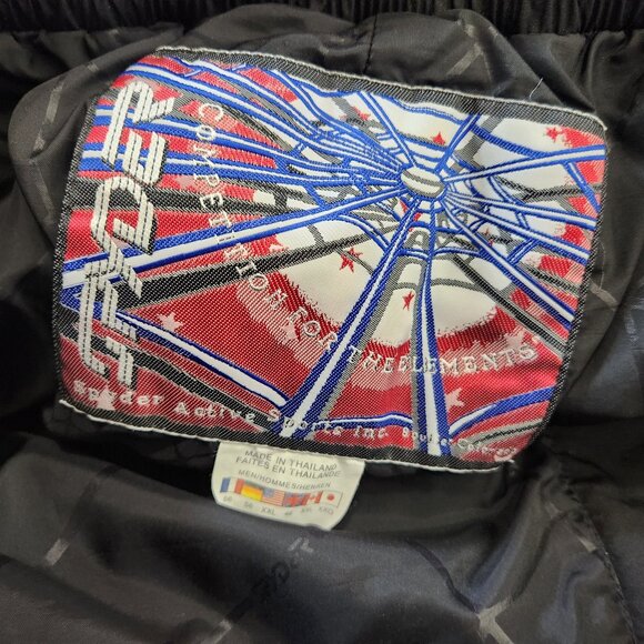 Spyder Mens XXL Black Ski snow Pants flaws Zipper sides Pockets Nylon - Picture 11 of 12